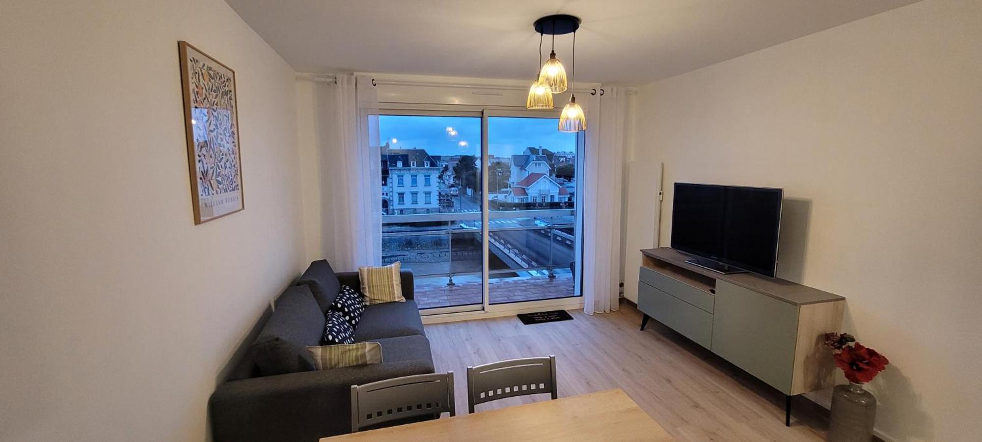 Une Jolie Vue - Appt 2 Pieces Vue Mer Balcon Sud Wimereux Ngoại thất bức ảnh
